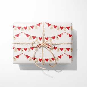 Papier Cadeau Lettre d'amour Garland
