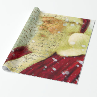 Papier Cadeau Lettre de Père Noël