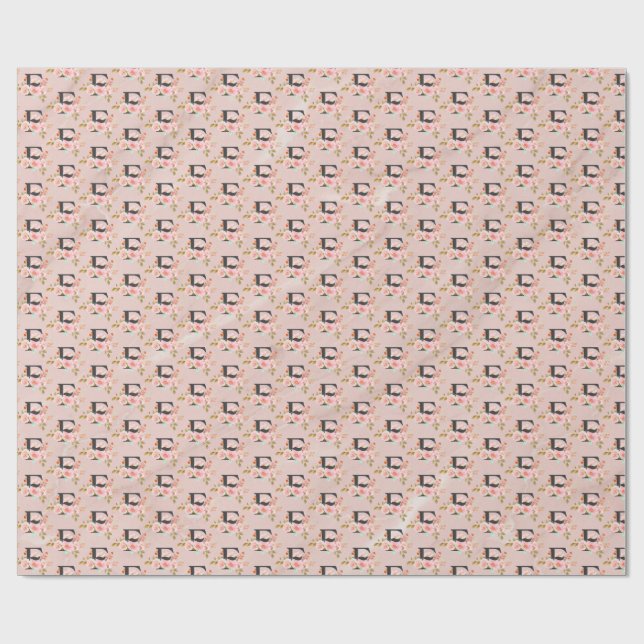 Papier Cadeau Lettre F (Plat)