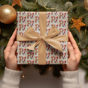 Papier Cadeau LETTRE Festive Joyeuse Elfe de Noël R