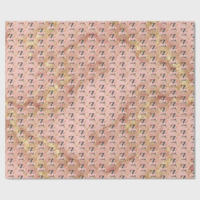 Papier Cadeau Lettre Z (Plat)