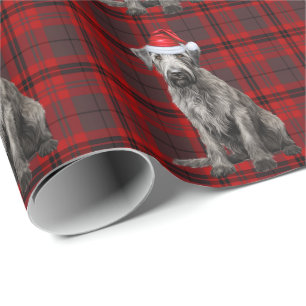 Papier Cadeau Lévrier Irlandais Drôle de Plaid de Noël de Fêtes