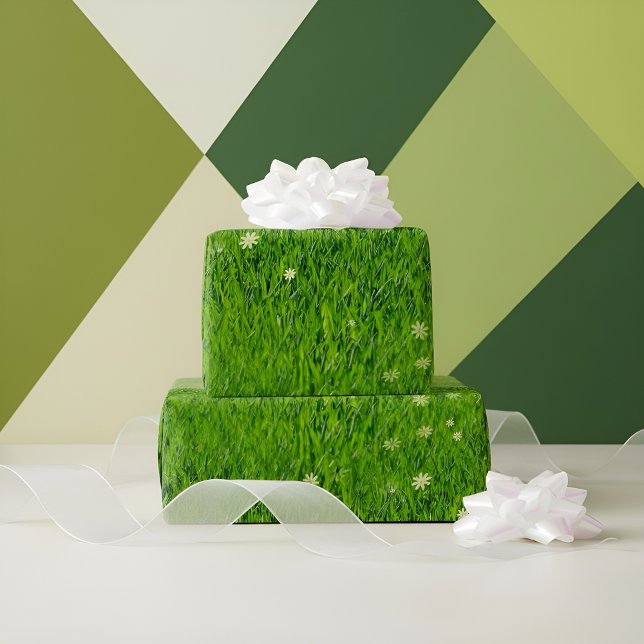 Papier Cadeau L'herbe est du papier d'emballage plus vert (Créateur téléchargé)