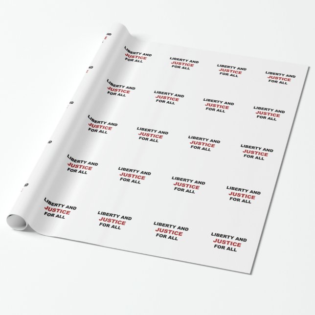 Papier Cadeau Liberté et JUSTICE pour tous (Déroulé)
