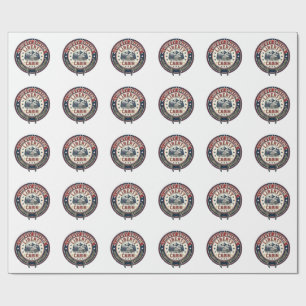 Papier Cadeau Liberty Aviator Patriotique Patriotique Aviation V