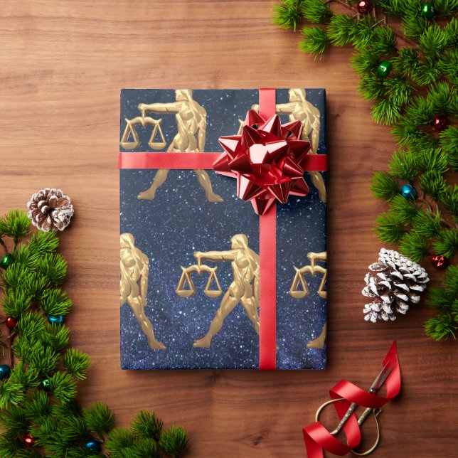Papier Cadeau Libra Zodiac (Cadeau de vacances)