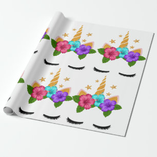 Papier Cadeau Licorne