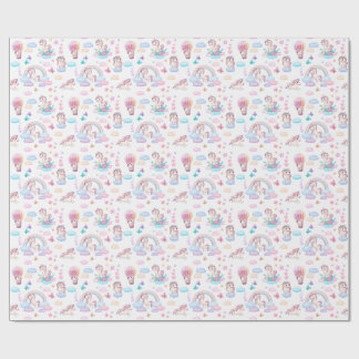 Papier Cadeau Licornes