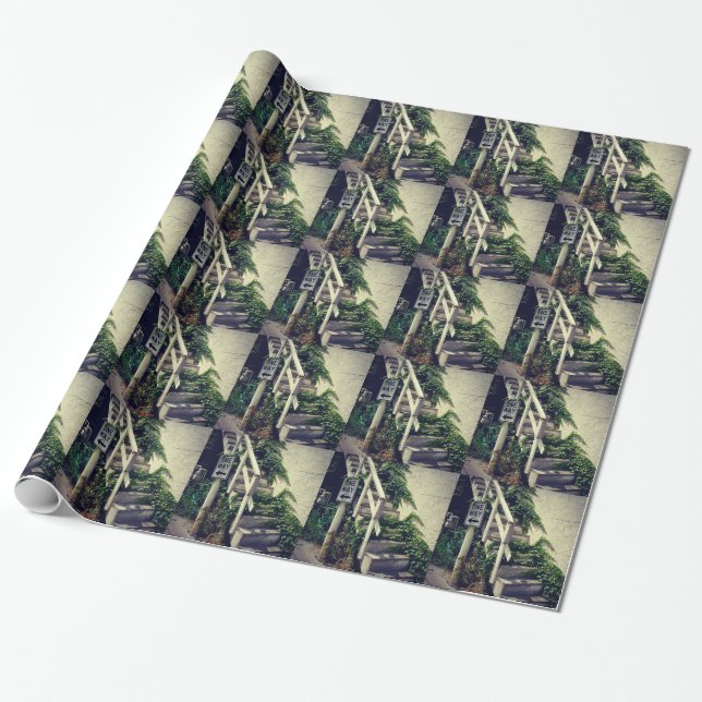 Papier Cadeau Lierre à sens unique (Déroulé)