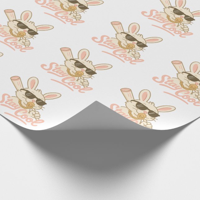Papier Cadeau Lièvre Hip Hop (Coin)