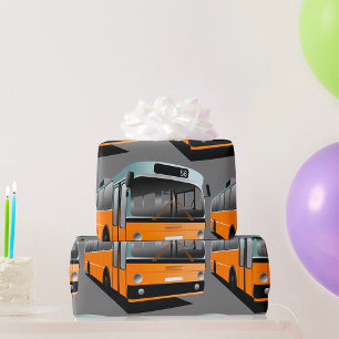 Papier Cadeau Ligne 56 de bus de transit Orange City Commuter