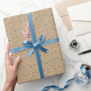 Papier Cadeau Ligne de Tourbillon Cosmique (Lumière de la Couron