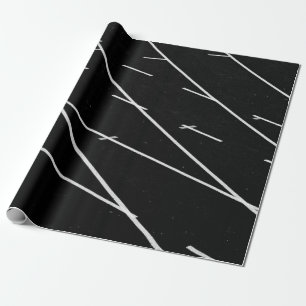Papier Cadeau Lignes blanches sur le terrain de piste