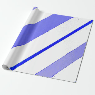 Papier Cadeau Lignes bleues
