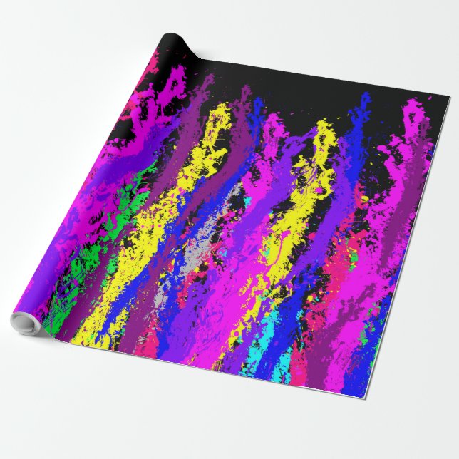 Papier Cadeau Lignes de découpe (Déroulé)