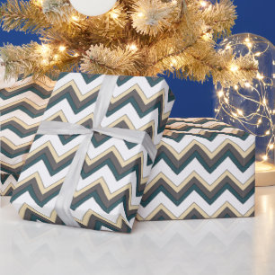 Papier Cadeau Lignes géométriques amusantes modernes et tendance