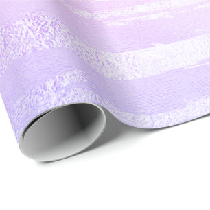 Papier Cadeau Lignes pastel violet rose ombre Brise Aquarelle