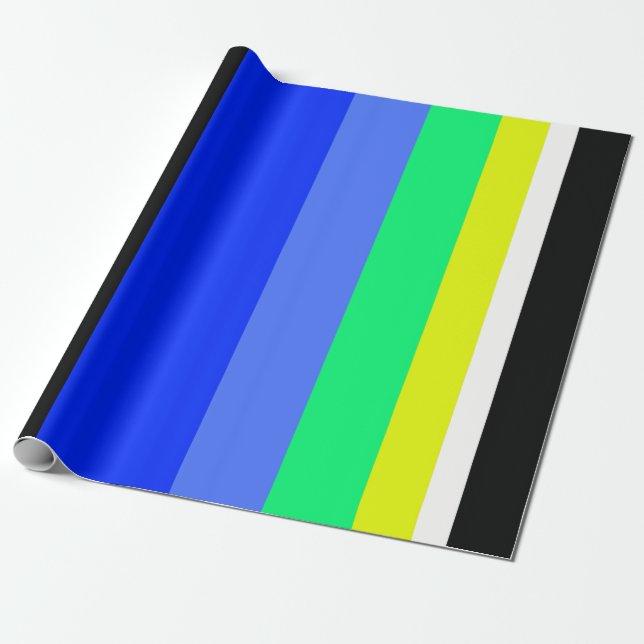 Papier Cadeau Lignes sombres (Déroulé)