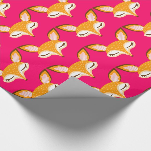 Papier Cadeau Lil Foxie - papier d'emballage de motif Girly (Coin)