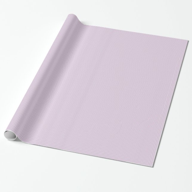 Papier Cadeau Lilac En vichy (Déroulé)