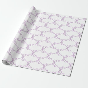 Papier Cadeau lilac Ribbon Trellis