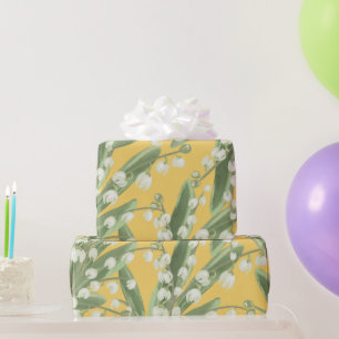 Papier Cadeau Lily de la vallée Floral