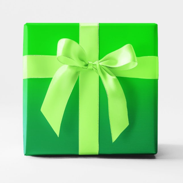 Papier Cadeau Lime et Kelly Green Ombre (Lime and Kelly Green Ombre Wrapping Paper)