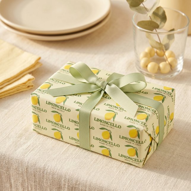 Papier Cadeau Limoncello (Créateur téléchargé)