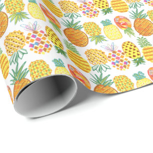 Papier Cadeau Lineup d'ananas