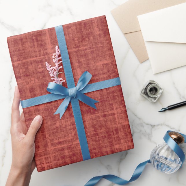 Papier Cadeau Linge Rouge (Cadeaux)