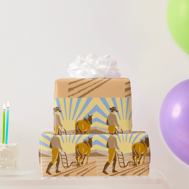 Papier Cadeau Lissage d'un champ (Créateur téléchargé)