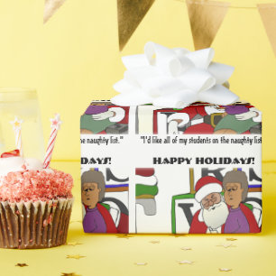 Papier Cadeau Liste de vilains