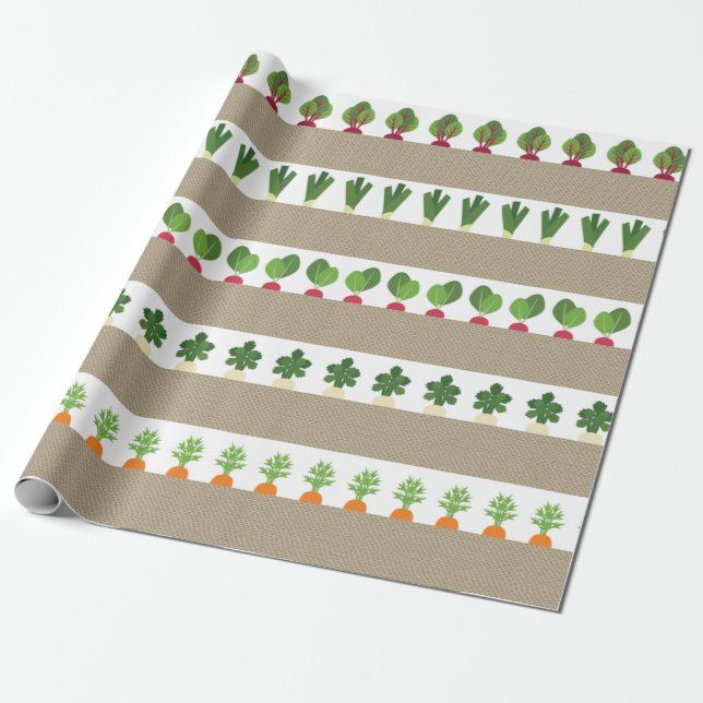 Papier Cadeau Lits de jardin (Déroulé)
