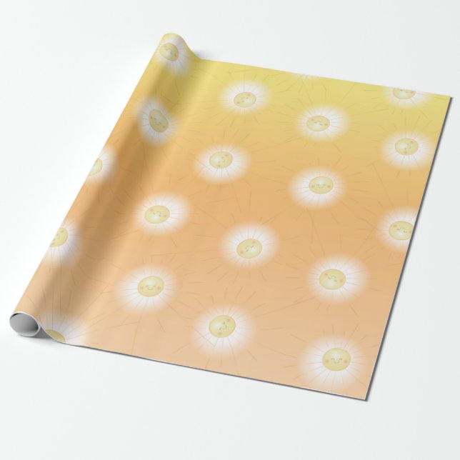 Papier Cadeau Little Ray of Sunshine Baby shower (Déroulé)