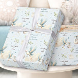 Papier Cadeau Livraison spéciale Boule bleue Nouveau Nom du bébé<br><div class="desc">Papier enveloppant avec un design classique avec une belle cigogne offrant un paquet de joie en bleu pour un nouveau bébé garçon. Personnalisez facilement le texte ou laissez-le en blanc. - Kate Eden Art</div>