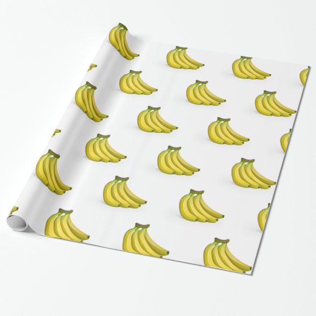 PAPIER CADEAU LIVRE DE BAIN DE BANANES FUNNY (Déroulé)