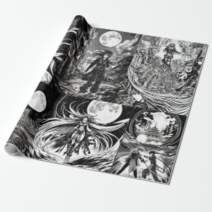 Papier Cadeau Livre de coloriage Anime