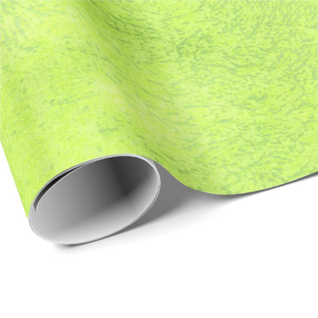 Papier Cadeau Livre vert Abstrait (Coin rond)