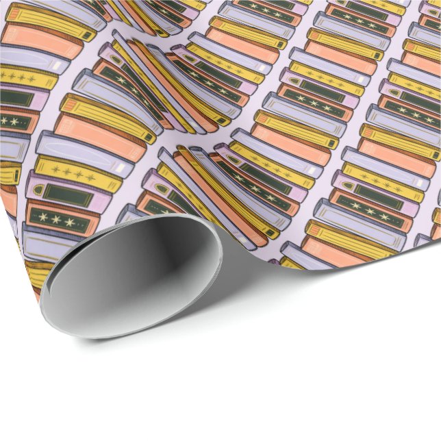 Papier Cadeau Livres (Coin rond)