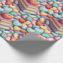Livres et bonbons Saint Valentin