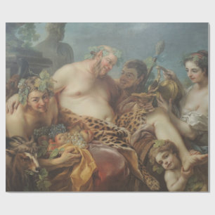 Papier Cadeau L'ivresse de Silenus (par Carle van Loo)