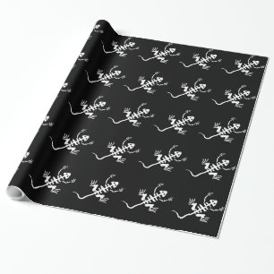 Papier Cadeau Lizard Skeleton