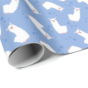 Papier Cadeau Llama