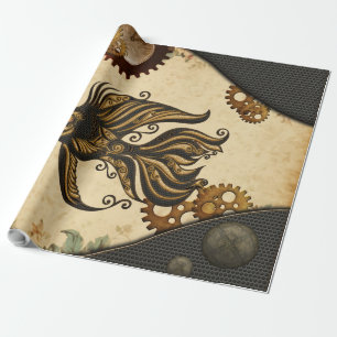 Papier Cadeau L'merveille mécanique du poisson vapeur de l'océan
