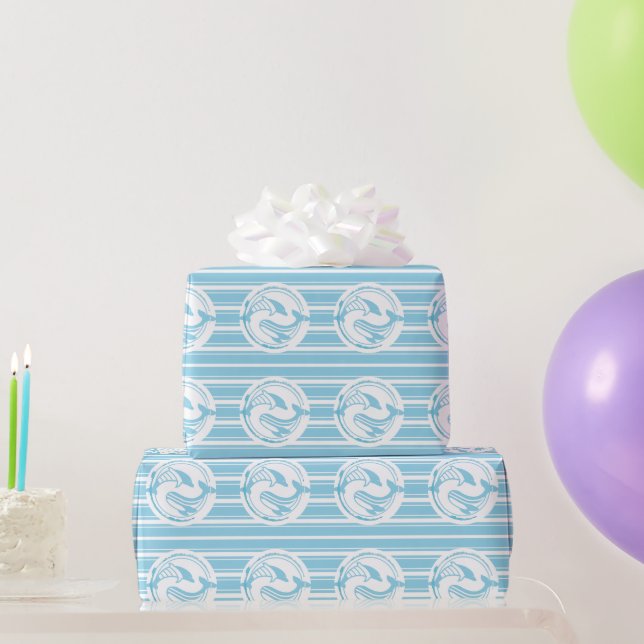 Papier Cadeau L'océan est mon préféré  (Cadeaux de fête)
