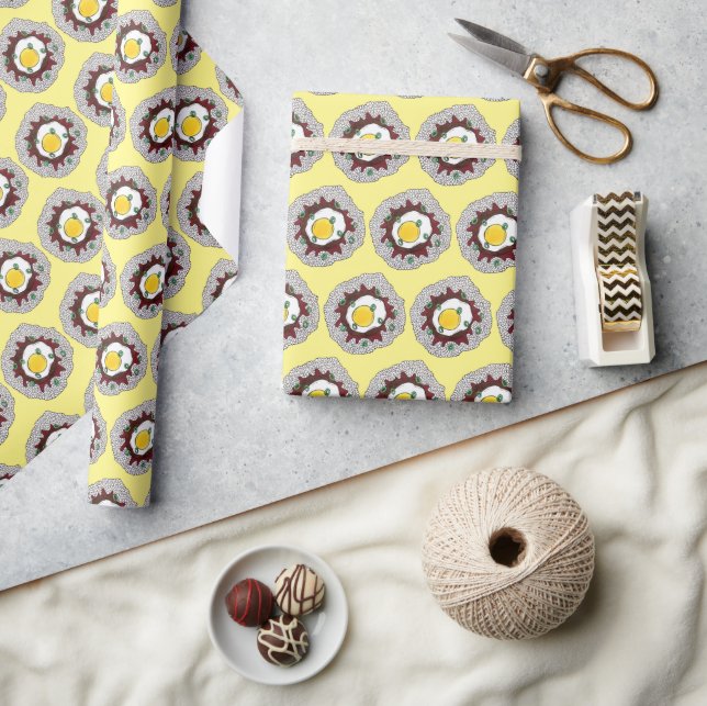 Papier Cadeau Loco Moco Cuisine hawaïenne Nourriture Riz Hamburg (Artisanat)