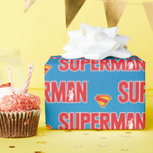 Papier Cadeau Logo classique Superman Bold