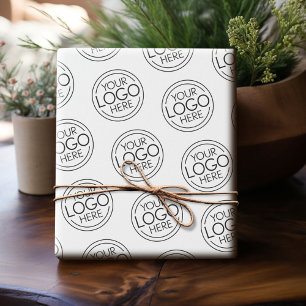 Papier Cadeau Logo de base pour les entreprises de bureau avec c