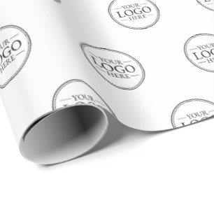 Papier Cadeau Logo d'entreprise personnalisé