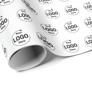 Papier Cadeau Logo d'entreprise personnalisé